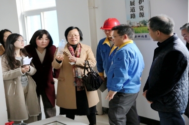 2019年3月8日，時任浙江省水利廳水資源管理處副調研員沈仁英蒞臨景興調研指導