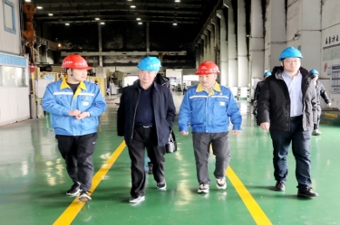 2024年 1月30日，浙江省經信廳機關黨委二級巡視員孫自強蒞臨景興紙業開展歲末年初安全生產督導