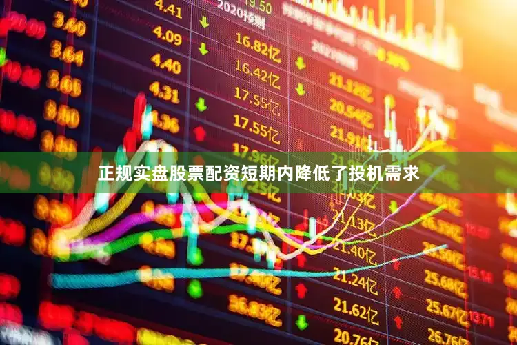 正规实盘股票配资短期内降低了投机需求