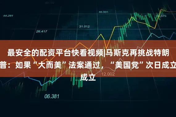 最安全的配资平台快看视频|马斯克再挑战特朗普：如果“大而美”法案通过，“美国党”次日成立